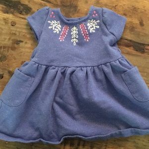 Blue/purple sparkly baby dress